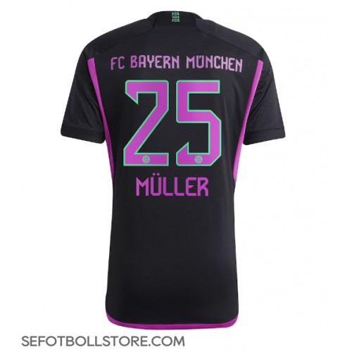 Bayern Munich Thomas Muller #25 Replika Bortatröja 2023-24 Kortärmad